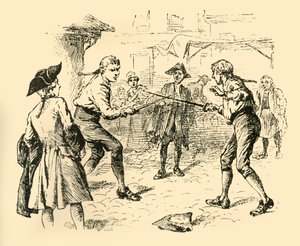 1907年に刀に頼る。 作： Unbekannt