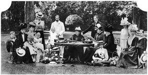 ワイト島、オズボーンハウスでの王室のパーティー、c1890-1900、1935 作： Unbekannt
