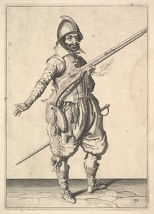 Wapenhandeli の Marksmen シリーズ、プレート 37 から右手を解放する警備員の兵士.... 作： Unbekannt