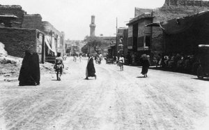 バグダッドの通り、メソポタミア、第一次世界大戦、1918