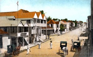 セントジョンズ、アンティグア、c1900年代の通り 作： Unbekannt