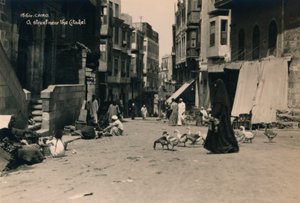 1936年エジプト、カイロの城塞近くの通り 作： Unbekannt