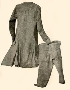 ニューヨーク、クレルモンマナーのロバートリビングストンが着用したベルベットのスーツ、c1740、1937。 作： Unbekannt