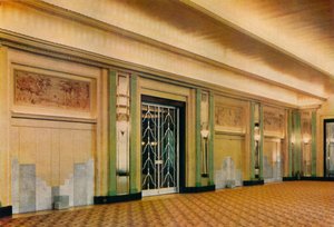 オズワルドP.ミルンによって設計された1933年のクラリッジスホテルの新しいボールルームの眺め 作： Unbekannt