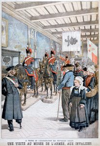 1903年の退役軍人による陸軍博物館の訪問 作： Unbekannt