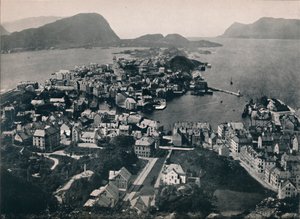 オーレスン、1914年。 作： Unbekannt