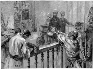 アブドールラーマンカーン1844-1901年、アフガニスタンの統治者1880-1901年、1893年 作： Unbekannt