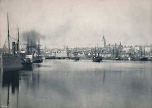 アバディーン-川からの概観、1895 作： Unbekannt