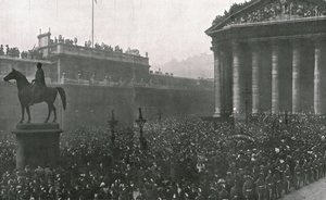キングジョージ5世の加入、1910年。 作： Unbekannt