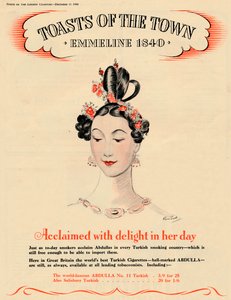 彼女の日に喜びで絶賛された、町のトースト-エメリン1840、1940