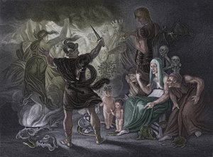 マクベス、19世紀のAct IV Scene i 作： Unbekannt