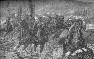 シャルデ渓谷での行動、1879年12月11日、銃を救おうとする試み、1879年、c1880 作： Unbekannt