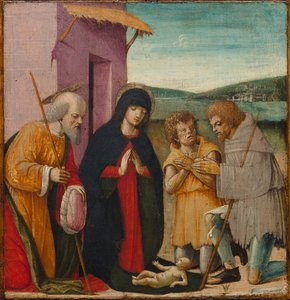 羊飼いの礼拝c。 1480-1500。 作： Unbekannt