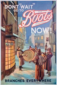 化学者のブーツの広告、1924