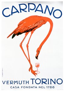 Carpano Vermouthの広告 作： Unbekannt