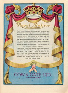 Cow＆Gate Ltd.の広告、1951年 作： Unbekannt