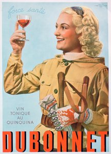 Dubonnetトニックワインの広告、1938 作： Unbekannt