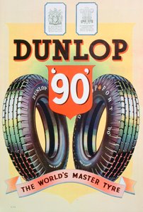 Dunlop 90タイヤの広告、1935 作： Unbekannt