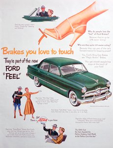 フォード車の広告、1949