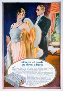 サルゴールボディシェーピングコンパウンドの広告、1921年 作： Unbekannt