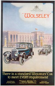 Wolseley自動車の広告、1922年 作： Unbekannt