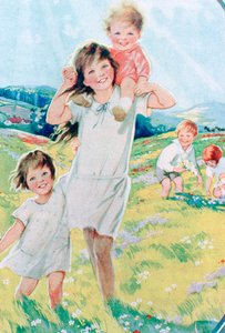 1920年代のライトコールタール石鹸の詳細の広告 作： Unbekannt