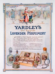 ヤードリーズオールドイングリッシュラベンダーの香水、1923年の広告 作： Unbekannt