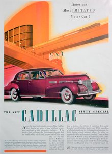 キャデラック60特別車の広告、1940 作： Unbekannt