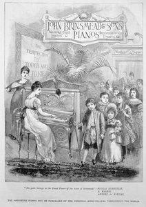 ブリンスミードピアノの広告、1899年 作： Unbekannt