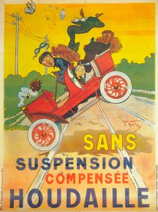フダイユカーサスペンションの広告、c1900 作： Unbekannt