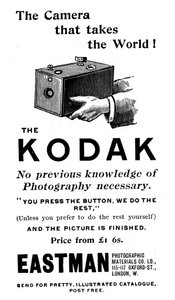 コダックカメラの広告、1893 作： Unbekannt