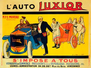 Luxior車の広告、c1912-1914 作： Unbekannt