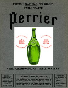ペリエ水のための広告、1905 作： Unbekannt