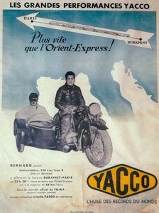 ヤッコモーターオイルの広告、1936 作： Unbekannt