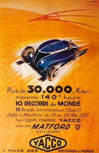 Yaccoモーターオイルの広告、c1937 作： Unbekannt