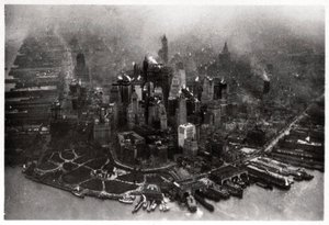1928年1933年、ツェッペリンからのマンハッタン、ニューヨーク市、米国の航空写真