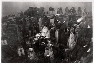 1928年1933年、ツェッペリンからのマンハッタン、ニューヨーク市、米国の航空写真 作： Unbekannt