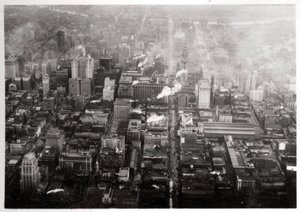 1928年1933年、ツェッペリンから米国ペンシルバニア州フィラデルフィアの航空写真 作： Unbekannt