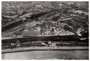 ツェッペリンからのソビエト連邦、モスクワ、クレムリンの航空写真、1930年1933年 作： Unbekannt