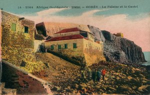 西アフリカ-セネガル-Gorée-La Falasise et le Castel、c1900。 作： Unbekannt