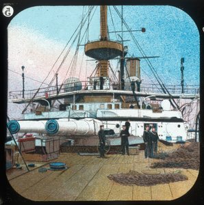 バルベットの後-HMS Revenger、c1900。 作： Unbekannt