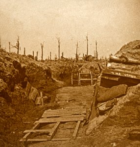 砲撃の後、c1914-c1918 作： Unbekannt