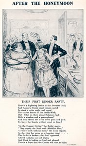 ハネムーンの後-1927年の最初のディナーパーティー 作： Unbekannt