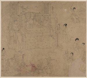 道教と仏教のテーマのアルバム: Kings of Hells: Leaf 28, 1200s.