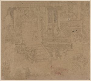 道教と仏教のテーマのアルバム: Kings of Hells: Leaf 37, 1200s. 作： Unbekannt