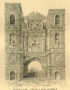 アルダースゲート、1670、c1872。 作： Unbekannt