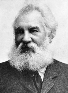 アレクサンダーグラハムベル1847-1922、スコットランド生まれのアメリカ人発明家、1907年