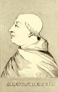 Alexander VI、1431-1503、1830。 作： Unbekannt