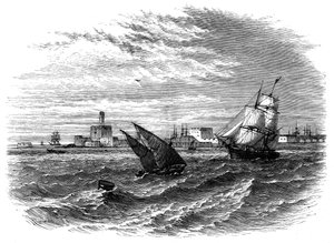 海からのアレクサンドリア、エジプト、c1890 作： Unbekannt