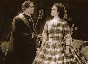 アルフレッド・アベルとパオラ・ネグリの「Die Flamme」。 作： Unbekannt